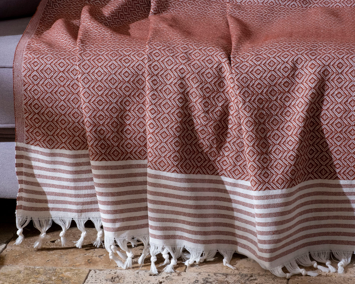 Diamond Sofa Cover Blanket